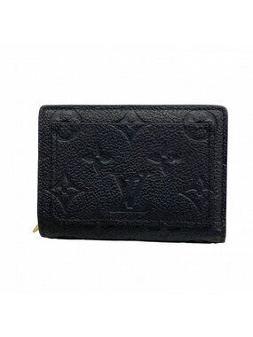 Louis Vuitton Wallet Monogram Empreinte Portefeuille Noir